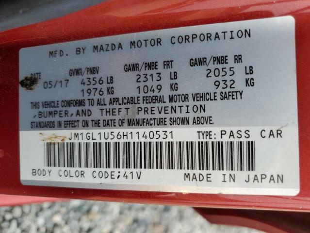 Photo 11 VIN: JM1GL1U56H1140531 - MAZDA 6 SPORT 