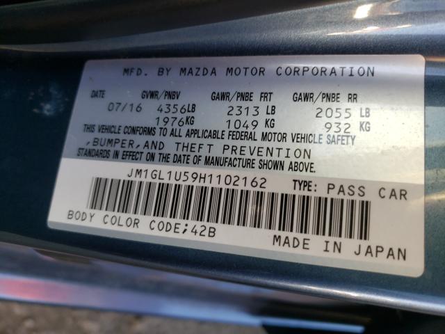 Photo 9 VIN: JM1GL1U59H1102162 - MAZDA 6 