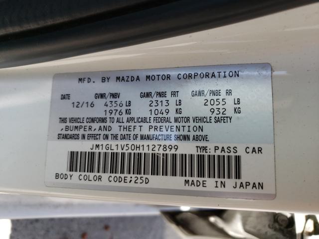 Photo 9 VIN: JM1GL1V50H1127899 - MAZDA 6 