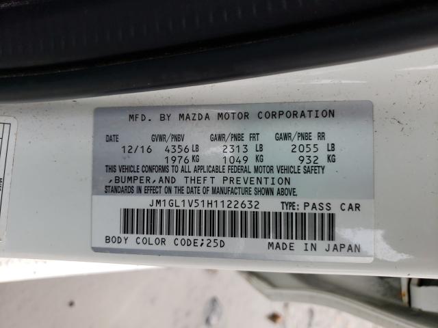 Photo 9 VIN: JM1GL1V51H1122632 - MAZDA 6 TOURING 