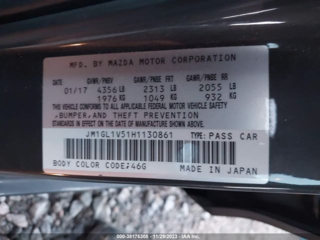 Photo 8 VIN: JM1GL1V51H1130861 - MAZDA MAZDA6 