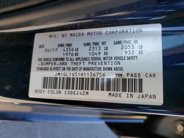 Photo 9 VIN: JM1GL1V51H1136756 - MAZDA 6 