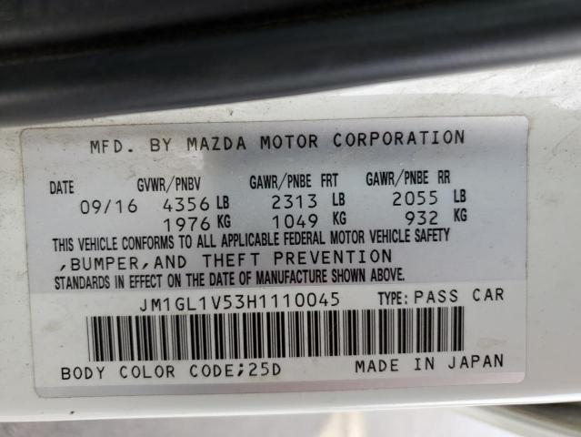 Photo 11 VIN: JM1GL1V53H1110045 - MAZDA 6 