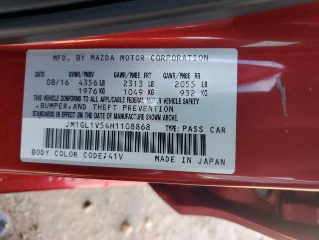 Photo 12 VIN: JM1GL1V54H1108868 - MAZDA 6 