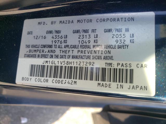 Photo 11 VIN: JM1GL1V58H1123292 - MAZDA 6 TOURING 