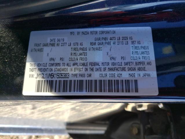 Photo 11 VIN: JM1GL1VM6K1505383 - MAZDA 6 TOURING 