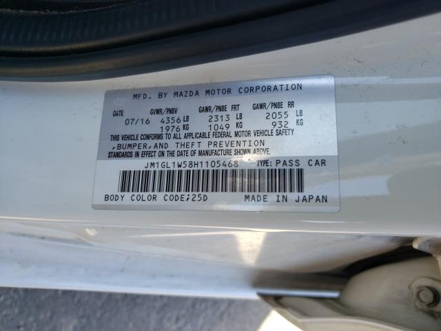 Photo 9 VIN: JM1GL1W58H1105468 - MAZDA 6 GRAND TO 