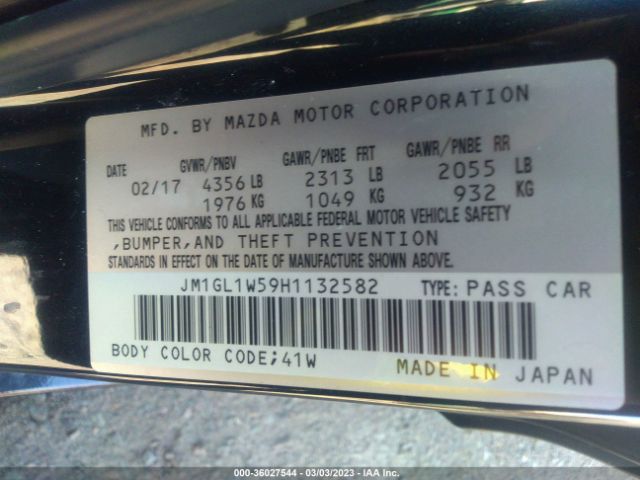 Photo 8 VIN: JM1GL1W59H1132582 - MAZDA MAZDA6 