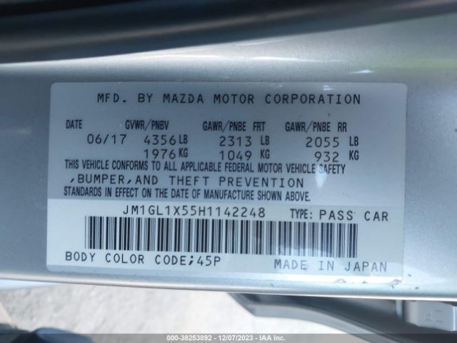 Photo 8 VIN: JM1GL1X55H1142248 - MAZDA MAZDA6 