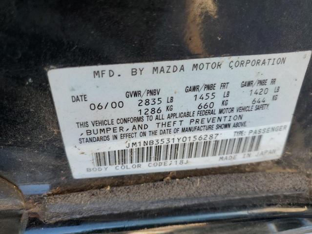 Photo 12 VIN: JM1NB3531Y0156287 - MAZDA MX5 