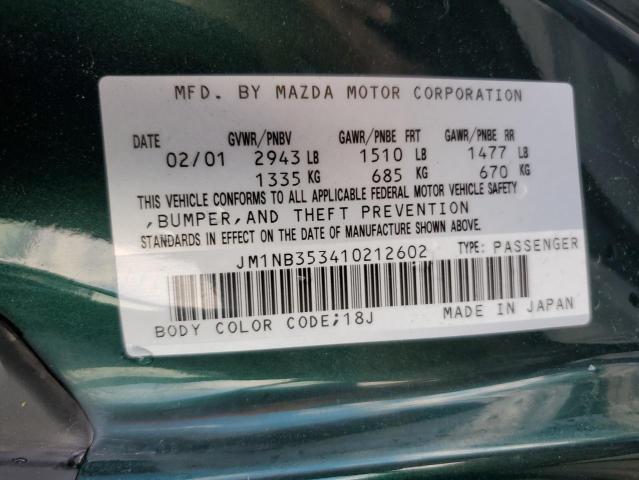 Photo 11 VIN: JM1NB353410212602 - MAZDA MX5 