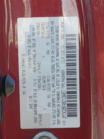 Photo 11 VIN: JM1NC25F460108457 - MAZDA MX-5 MIATA 