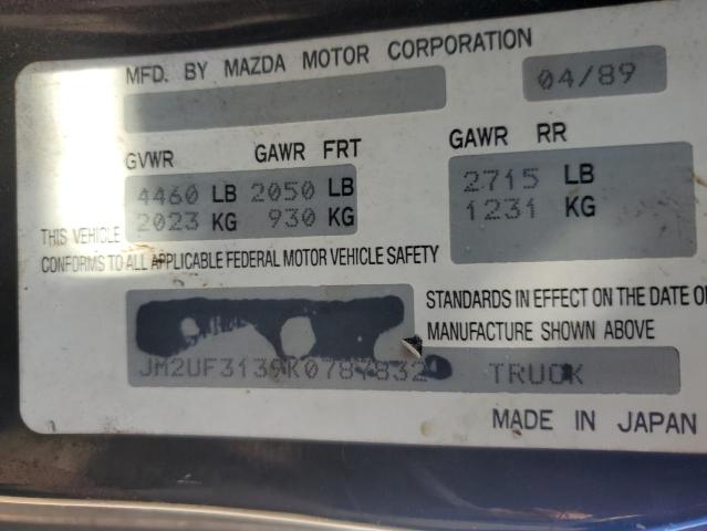 Photo 11 VIN: JM2UF3139K0787832 - MAZDA B2200 