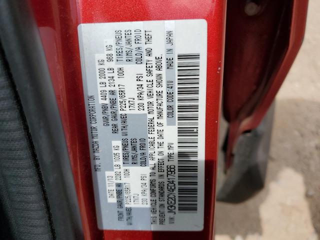 Photo 12 VIN: JM3KE2CY4E0417966 - MAZDA CX-5 TOURI 