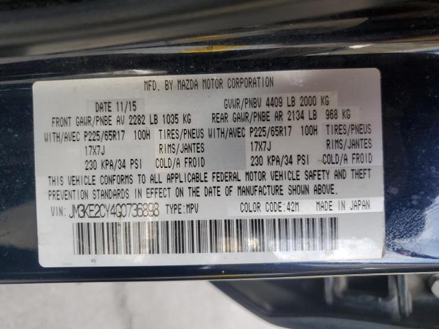 Photo 11 VIN: JM3KE2CY4G0736898 - MAZDA CX-5 TOURI 