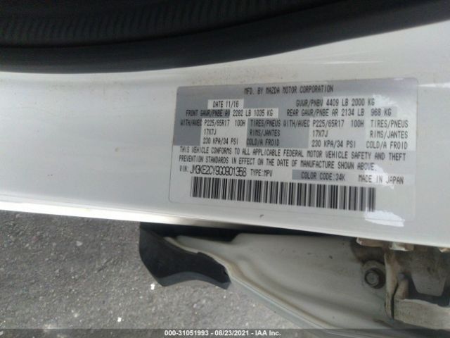 Photo 8 VIN: JM3KE2CY9G0901358 - MAZDA CX-5 