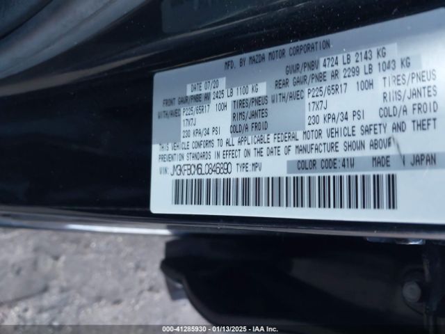 Photo 8 VIN: JM3KFBCM6L0846890 - MAZDA CX-5 