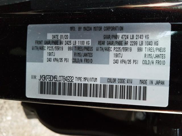 Photo 9 VIN: JM3KFBDM5L0784932 - MAZDA CX-5 GRAND 