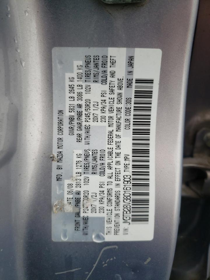 Photo 12 VIN: JM3TB28V380161903 - MAZDA CX-9 