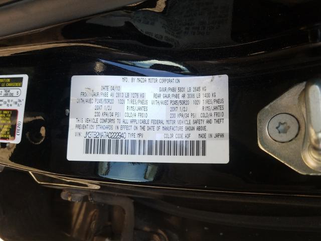 Photo 9 VIN: JM3TB2MA7A0222940 - MAZDA CX-9 