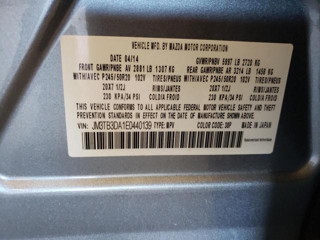 Photo 11 VIN: JM3TB3DA1E0440139 - MAZDA CX-9 GRAND 