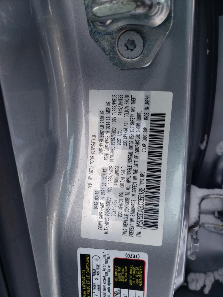 Photo 11 VIN: JM3TB3DA3C0356188 - MAZDA CX-9 