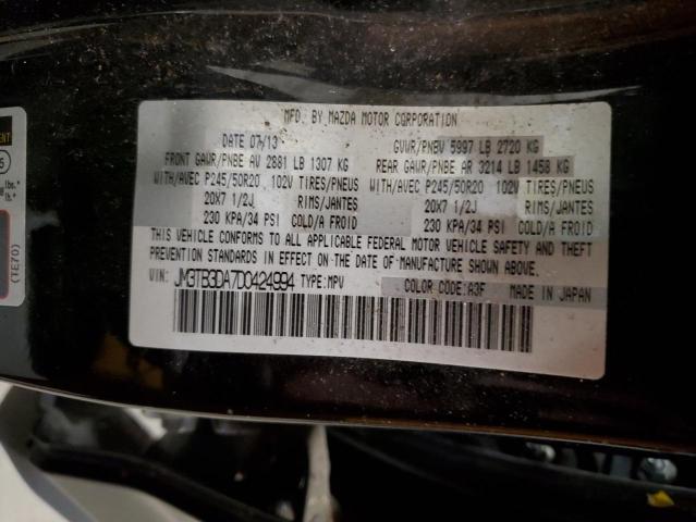 Photo 12 VIN: JM3TB3DA7D0424994 - MAZDA CX-9 GRAND 