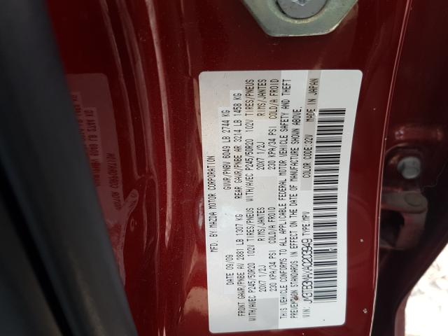 Photo 9 VIN: JM3TB3MAXA0203949 - MAZDA CX-9 