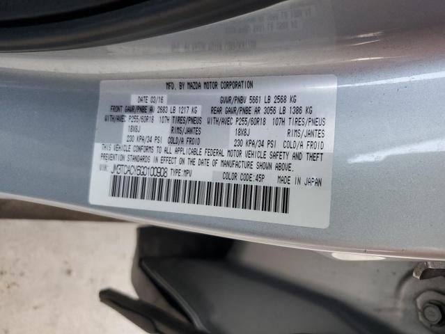 Photo 12 VIN: JM3TCACY6G0100908 - MAZDA CX-9 TOURI 