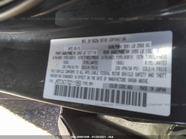 Photo 8 VIN: JM3TCACY7G0111559 - MAZDA CX-9 