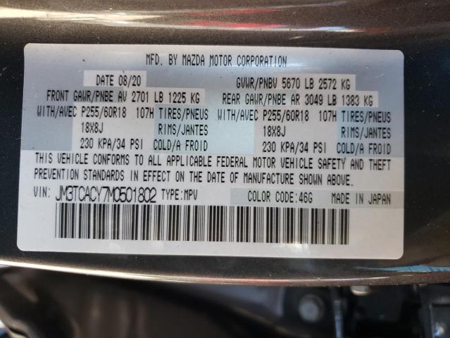 Photo 11 VIN: JM3TCACY7M0501802 - MAZDA CX-9 TOURI 