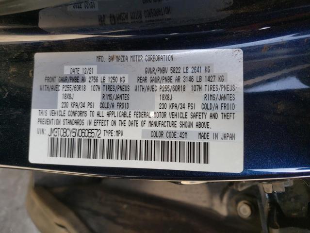 Photo 12 VIN: JM3TCBCY5N0606572 - MAZDA CX-9 