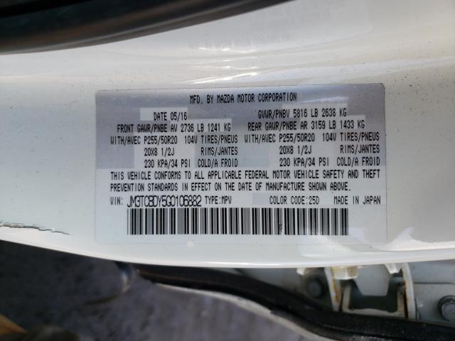 Photo 9 VIN: JM3TCBDY5G0106882 - MAZDA CX-9 GRAND 