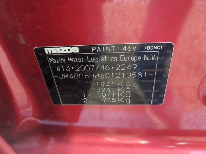 Photo 11 VIN: JM4BP6HH601210581 - MAZDA 3 