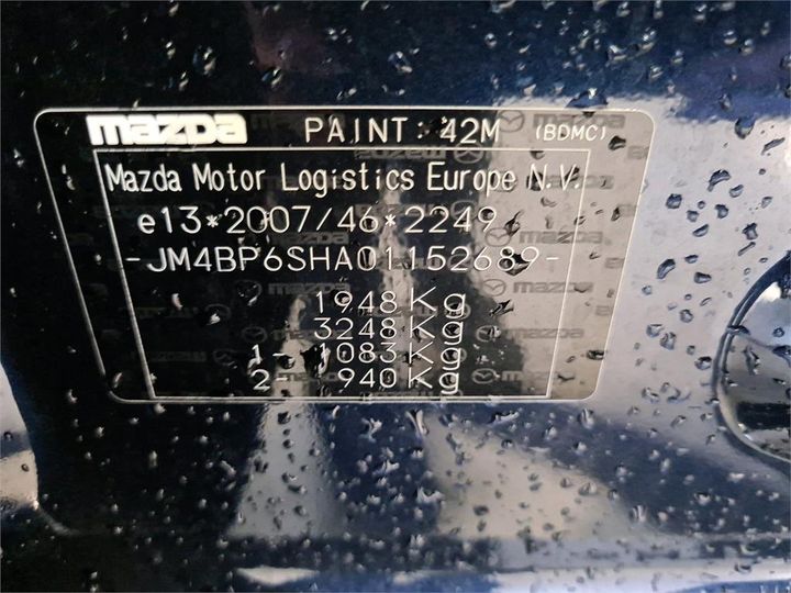 Photo 8 VIN: JM4BP6SHA01152689 - MAZDA 3 