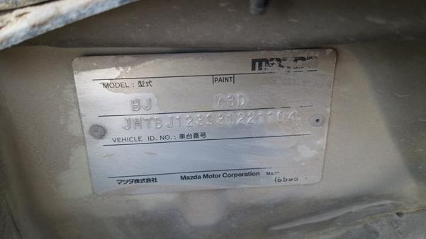 Photo 2 VIN: JM7BJ123931221104 - MAZDA 323 