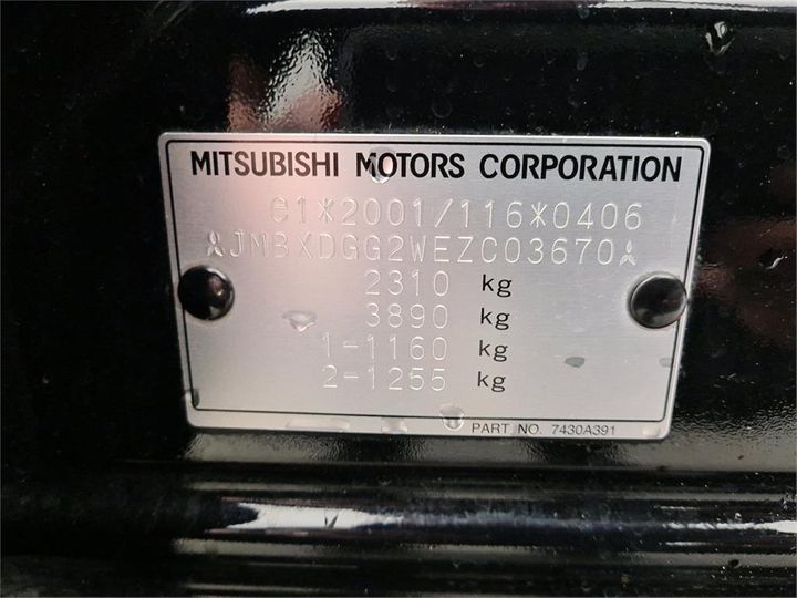 Photo 6 VIN: JMBXDGG2WEZC03670 - MITSUBISHI OUTLANDER 