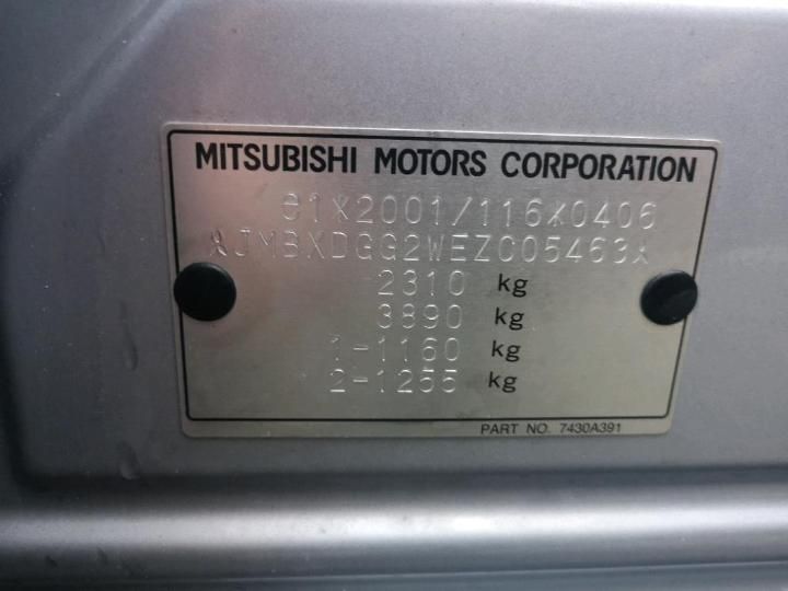 Photo 13 VIN: JMBXDGG2WEZC05463 - MITSUBISHI OUTLANDER 