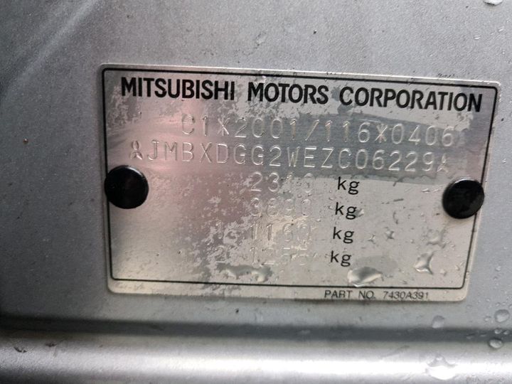 Photo 8 VIN: JMBXDGG2WEZC06229 - MITSUBISHI OUTLANDER 