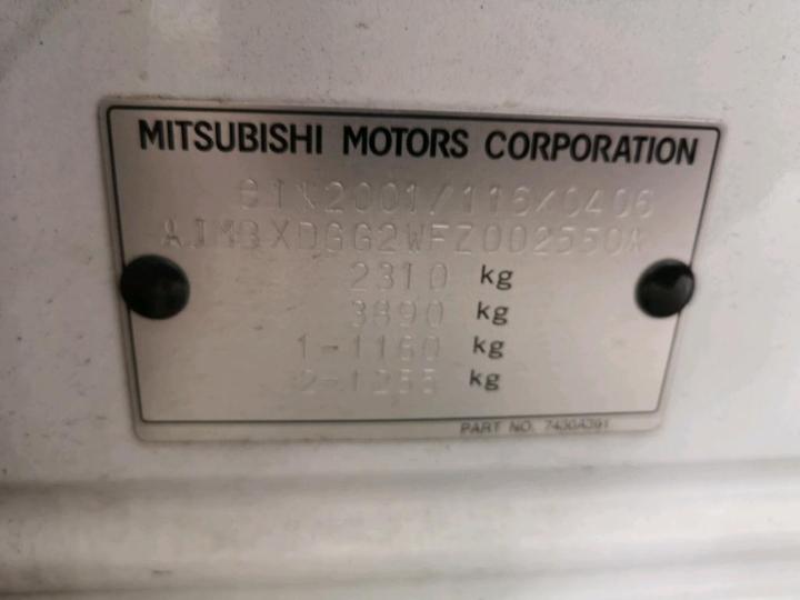 Photo 6 VIN: JMBXDGG2WFZ002550 - MITSUBISHI OUTLANDER 