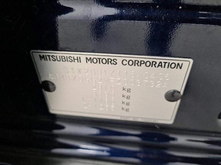 Photo 9 VIN: JMBXDGG2WFZ003732 - MITSUBISHI OUTLANDER 