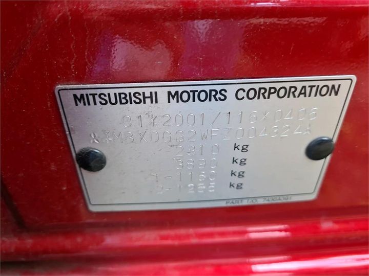 Photo 17 VIN: JMBXDGG2WFZ004324 - MITSUBISHI OUTLANDER 