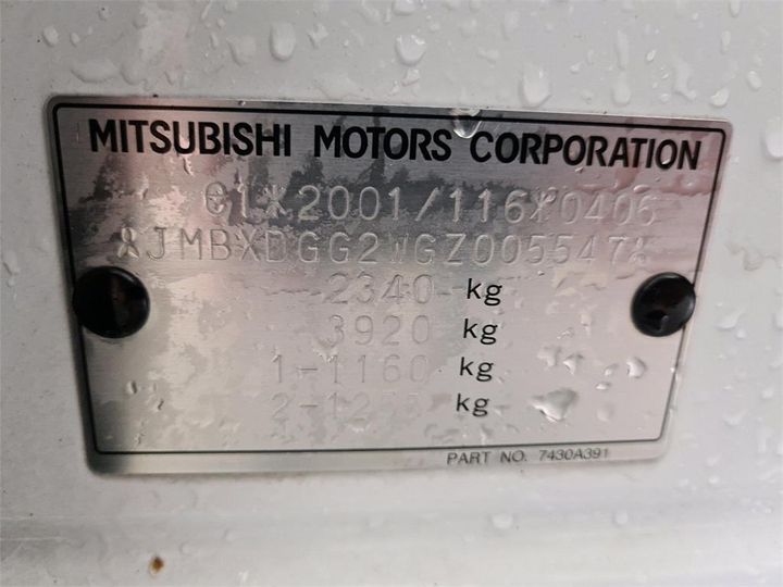 Photo 6 VIN: JMBXDGG2WGZ005547 - MITSUBISHI OUTLANDER 