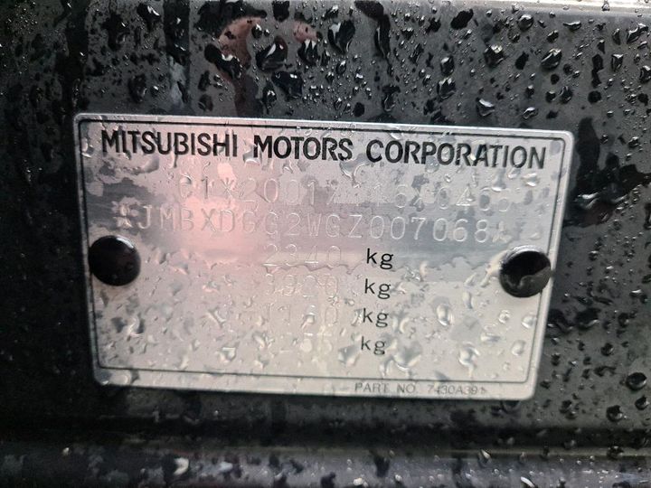 Photo 8 VIN: JMBXDGG2WGZ007068 - MITSUBISHI OUTLANDER 