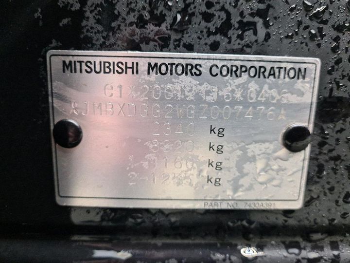 Photo 8 VIN: JMBXDGG2WGZ007476 - MITSUBISHI OUTLANDER 