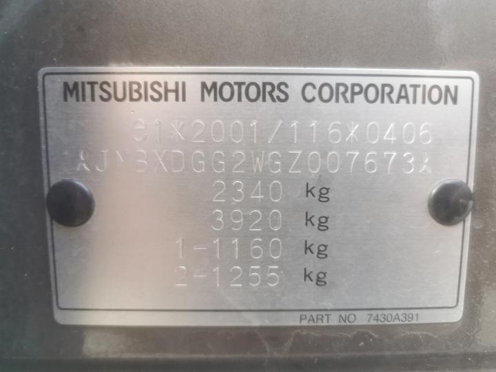 Photo 17 VIN: JMBXDGG2WGZ007673 - MITSUBISHI OUTLANDER 