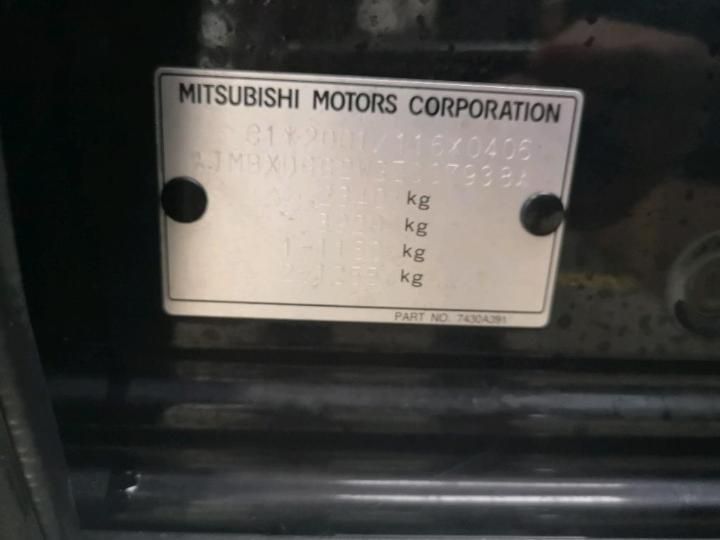 Photo 12 VIN: JMBXDGG2WGZ007938 - MITSUBISHI OUTLANDER 