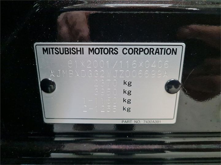 Photo 6 VIN: JMBXDGG2WJZ006699 - MITSUBISHI OUTLANDER 