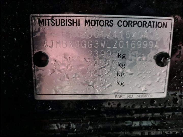 Photo 8 VIN: JMBXDGG3WLZ016999 - MITSUBISHI OUTLANDER 