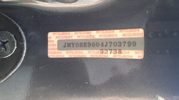 Photo 2 VIN: JMY0RK9604J703799 - MITSUBISHI NATIVA 